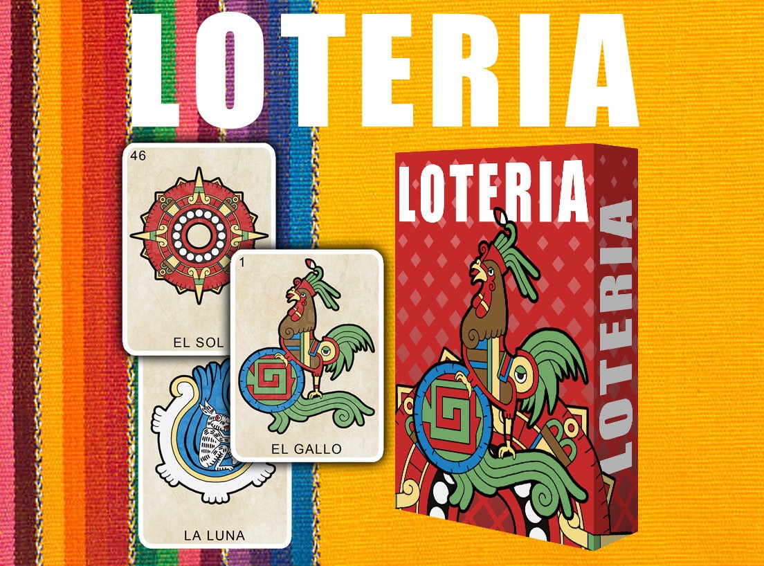 Loteria Azteca: Mexican Bingo With Aztec Art - Etsy Loteria Azteca: Mexican Bingo With Aztec Art - Etsy