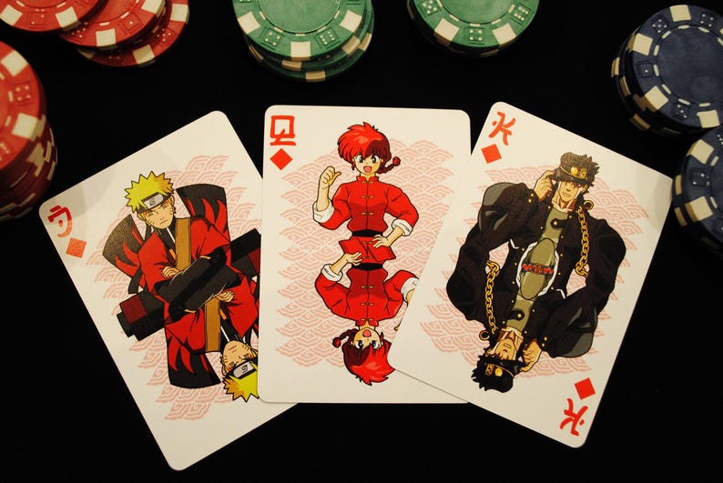 all-stars-anime-playing-cards-etsy