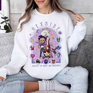 Eda Clawthorne Luz Noceda and King The Owl House Owl Matata cartoon shirt,  hoodie, sweater, long sleeve and tank top