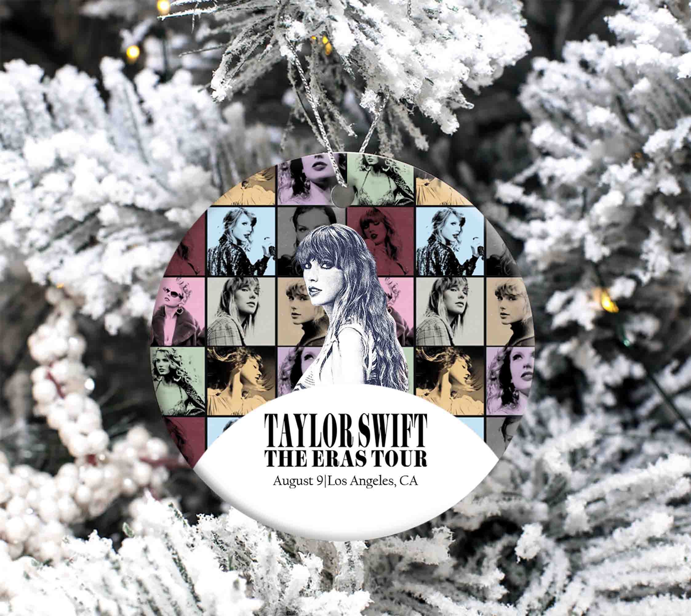 Custom Taylor Eras Tour Ornament, Personalized Swift Eras Tour Ornament ...