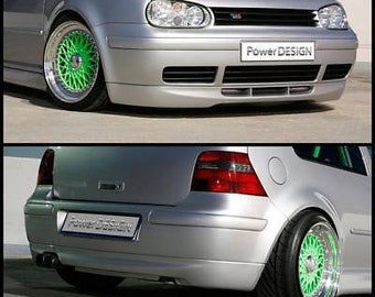 Alerón Parachoques Delantero y Trasero VW GOLF 4 25 ANIVERSARIO Plástico ABS