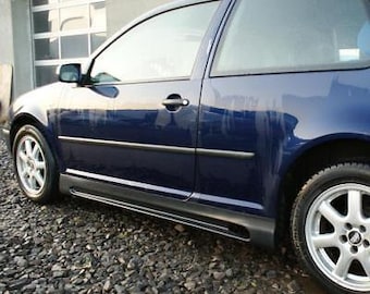 Faldones Laterales para VW Golf MK4 4 IV 3 y 5 Puertas Plástico ABS "Street-X"