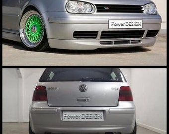 Spoiler Parachoques Delantero y Trasero VW GOLF 4 25ANIVERSARIO ABS sin orificios de escape