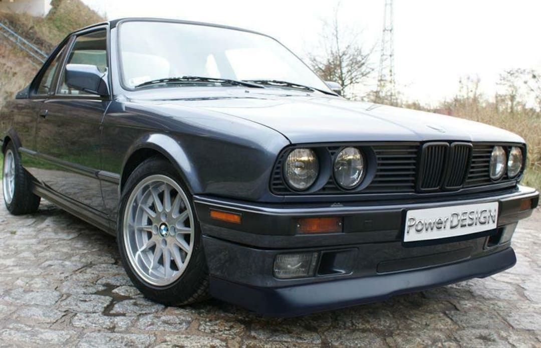 Front Bumper Spoiler Lip Valance for BMW E30 1982 - 1994 ABS Plastic ...