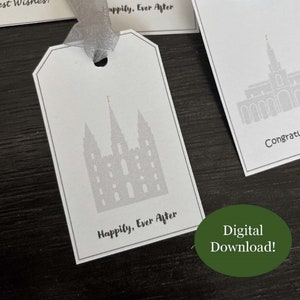 LDS Temple Gift Tags, Gift Tags, Church of Jesus Christ