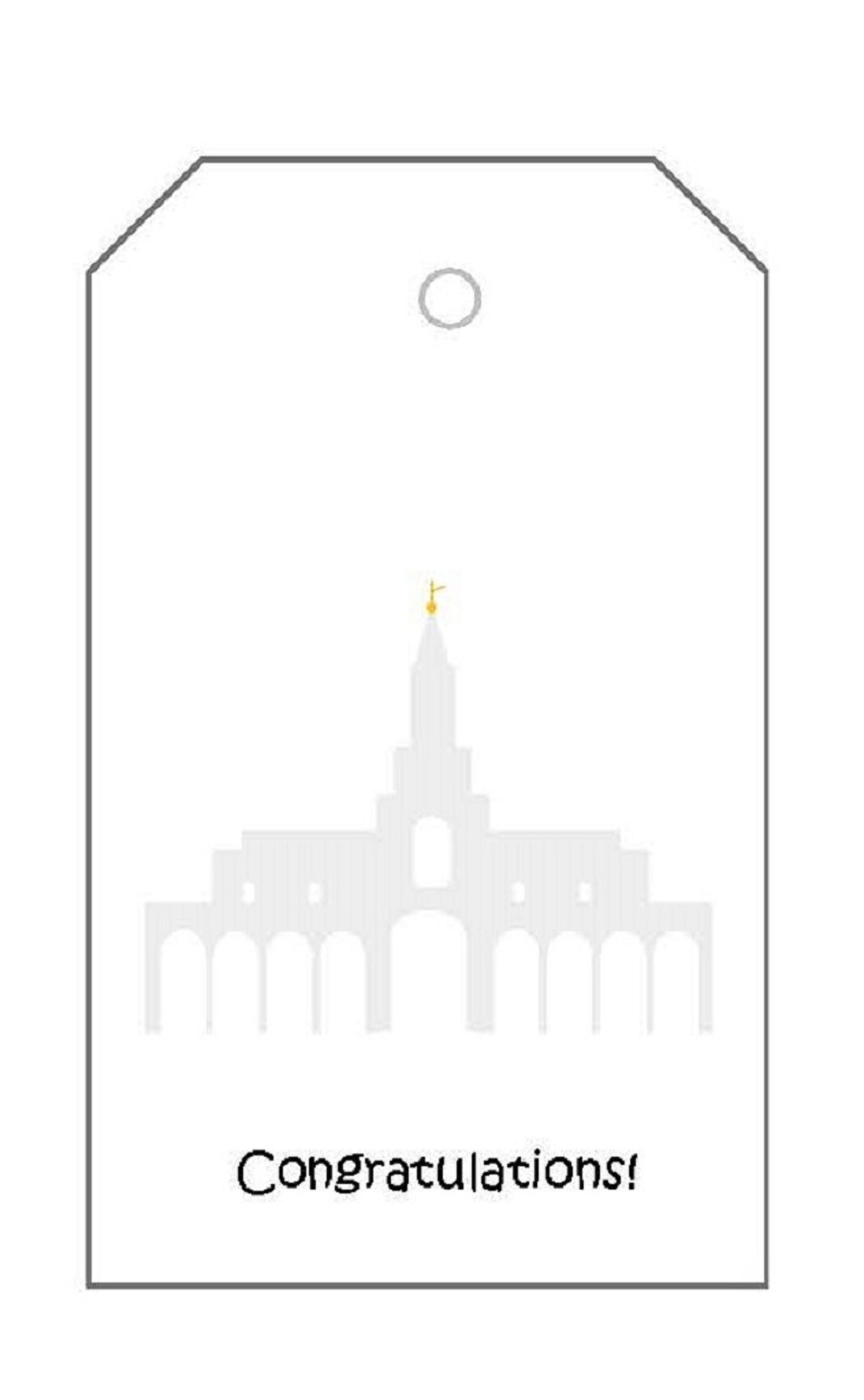 LDS Temple Gift Tags, Gift Tags, Church of Jesus Christ - Etsy