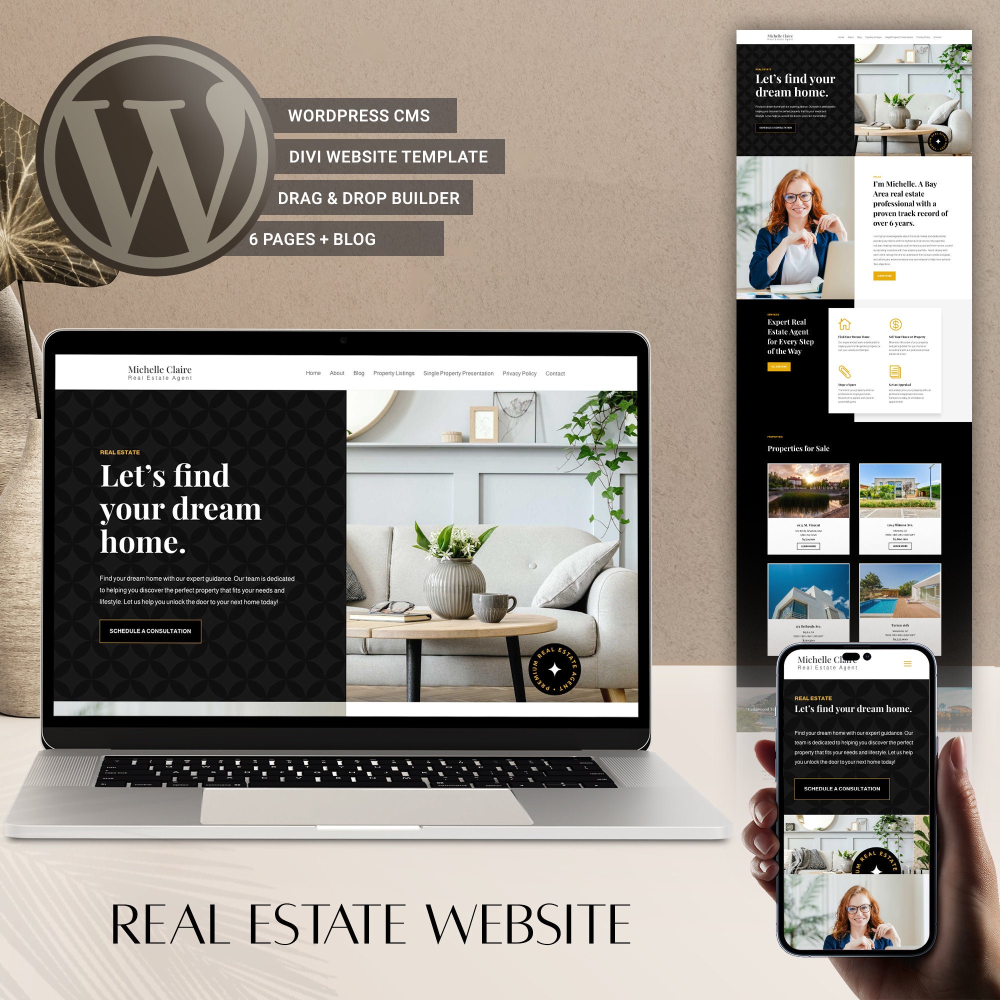 Divi Template - Etsy