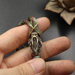 Pendentif Pirates des Caraïbes en laiton, pendentif porte-clés Hadès Davy Jones en laiton