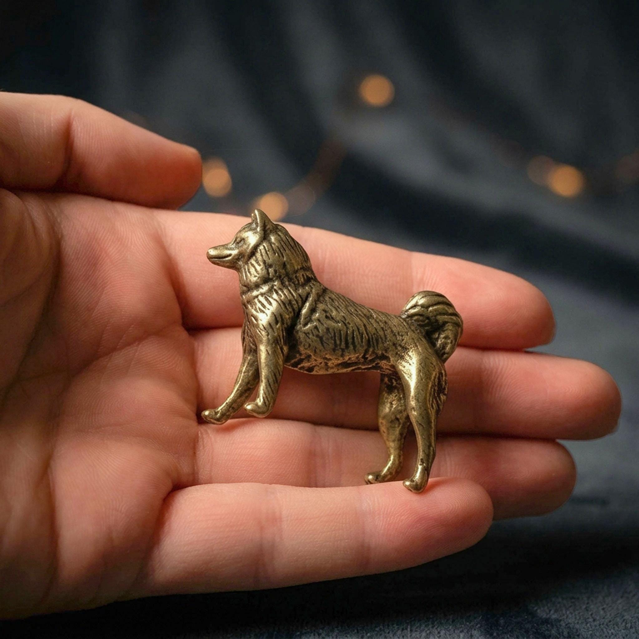 Antique Miniature Metal Dog - Etsy