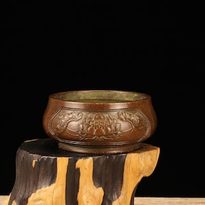 Household indoor lotus sandalwood incense burner, for Buddha large Xuande burner incense burner
