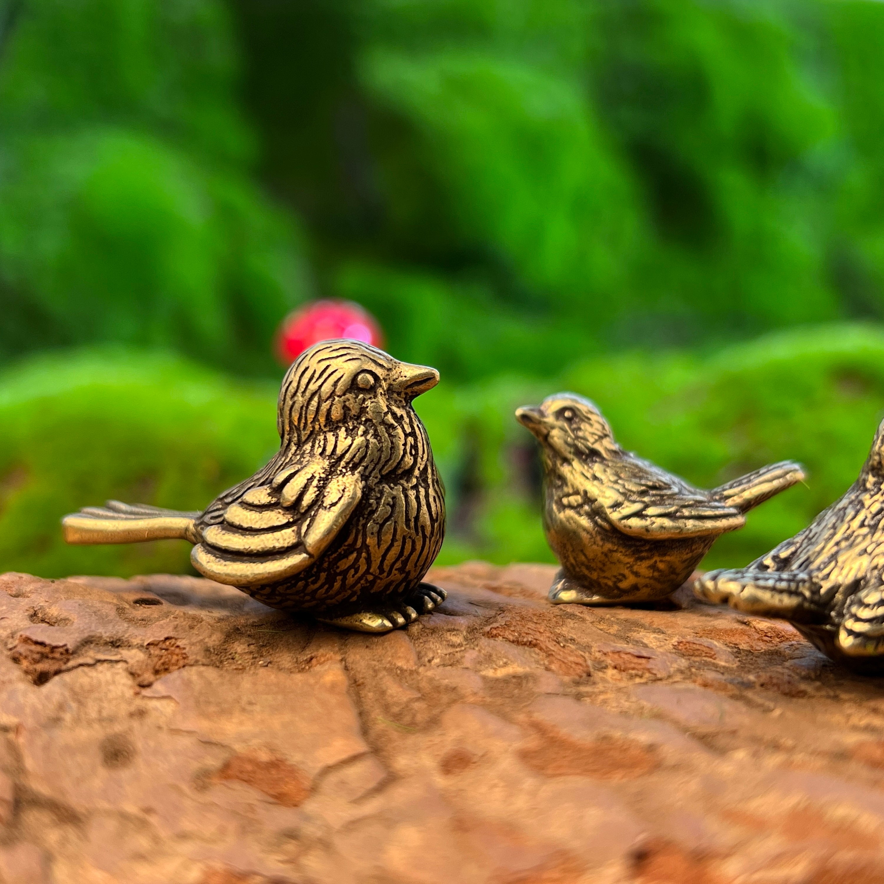 Figurine De Perroquet Rétro En Laiton - Déco élégante Pour Table Ou Vitrine