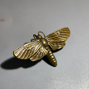 Retro Moth Art Ornament, Solid Tea Pet Gift