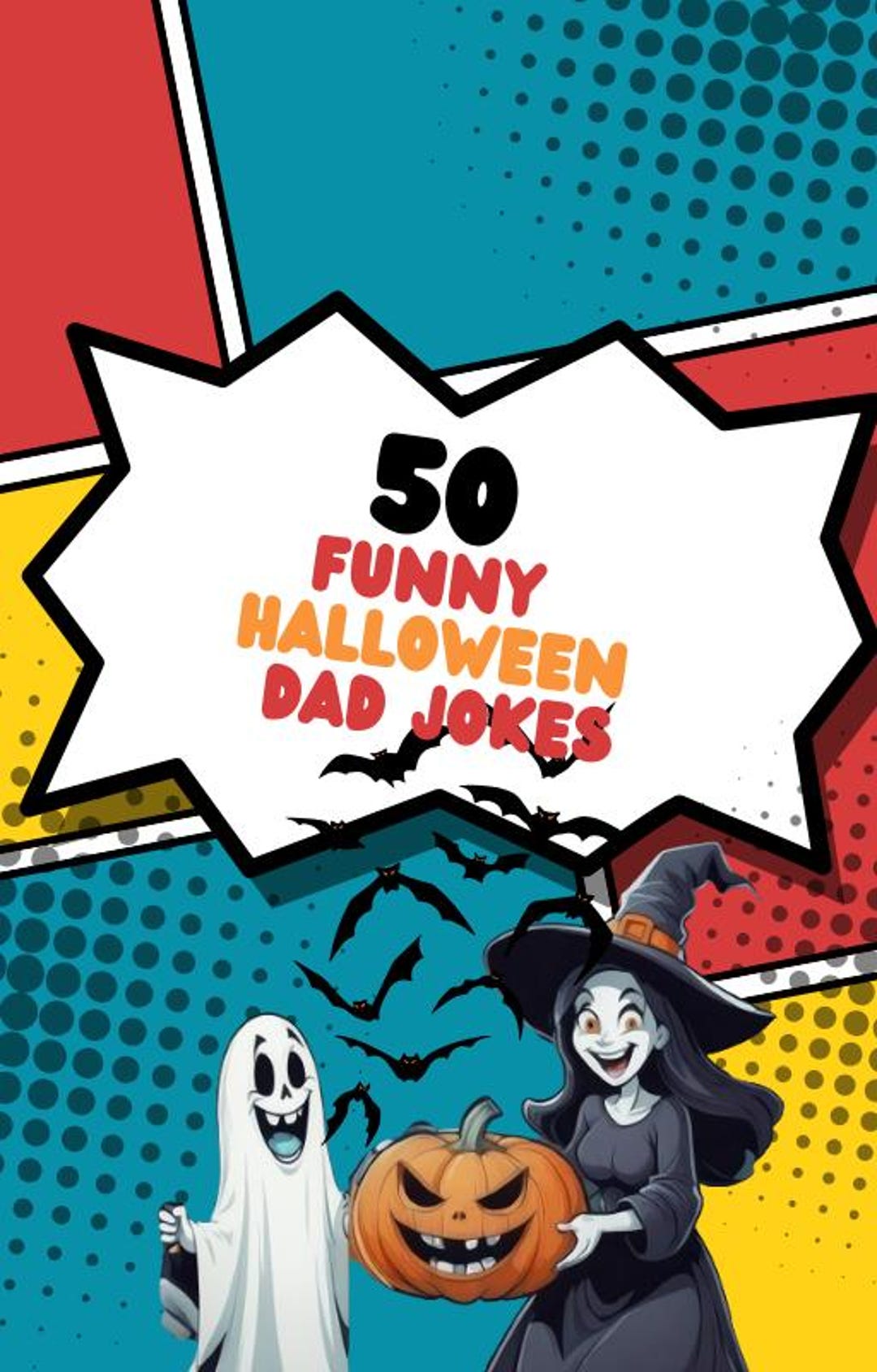 Halloween DAD JOKES: 50 Funny Halloween Dad Jokes, Instant Download for ...