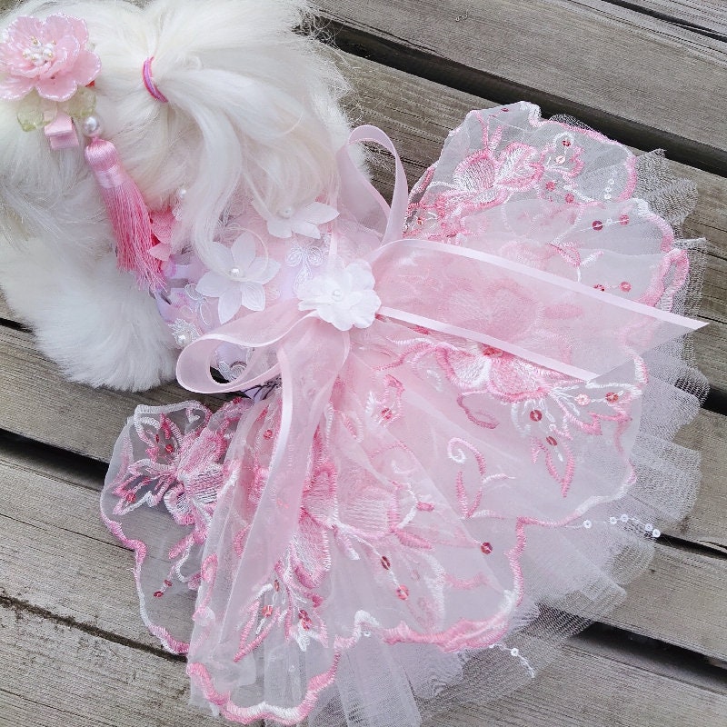 Dog Birthday Dresssmall Dog Clothesdog Dress Pet Princess Etsy