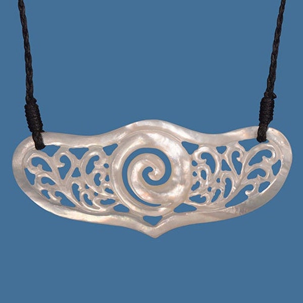 Family of Koru's Breastplate Mother of Pearl Necklace
