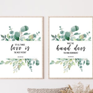 Montessori Quotes Watercolor Floral Print: Nursery & Classroom Decor (Digital Download)