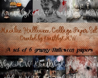 Collages macabros de Halloween