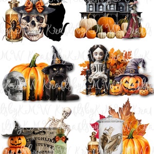 Vintage Halloween Clusters