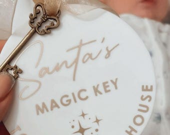 Santa’s Magic Key | Christmas Gift Kids | Personalised | Acrylic