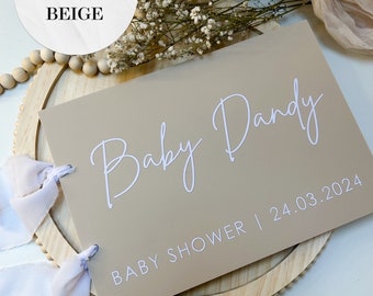Baby Shower Guestbook | Occasion | Personalised | Acrylic | Bespoke Wedding | Christening Keepsake