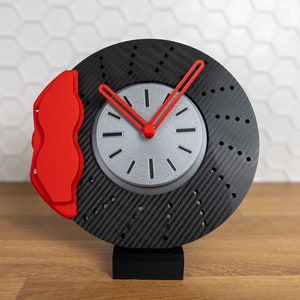 Adrenaline Junkie's Wall Clock: 3D Printed Brake Disc Design