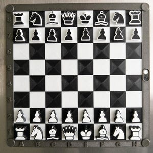 Chess Fridge Magnet - Strategy in the Kitchen - Gift for Chess Lovers