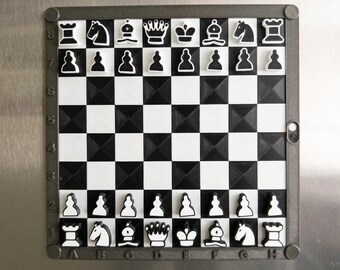 Chess Fridge Magnet - Strategy in the Kitchen - Gift for Chess Lovers