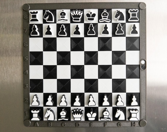 Chess Fridge Magnet - Strategy in the Kitchen - Gift for Chess Lovers