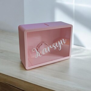 Personalized Piggy Bank. Perfect Gift for Boys and Girls. Custom Name Money Box