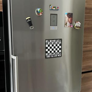 Chess Fridge Magnet - Strategy in the Kitchen - Gift for Chess Lovers image 8