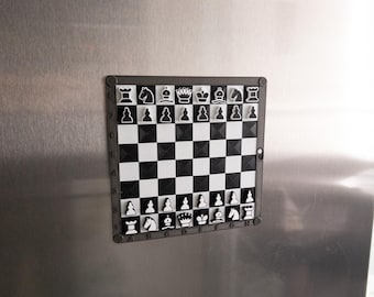 Chess Fridge Magnet - Strategy in the Kitchen - Gift for Chess Lovers