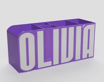 3D Printable Personalized Pen Holder – STL File