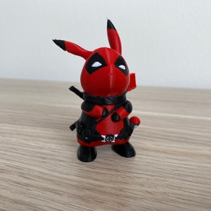 Pikapool Fan Art: 3D Printed Pikachu Deadpool Fusion