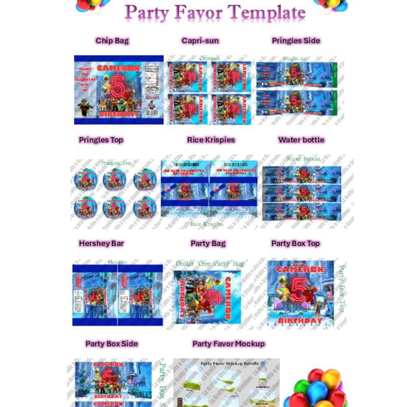 Roblox Bag Template Etsy