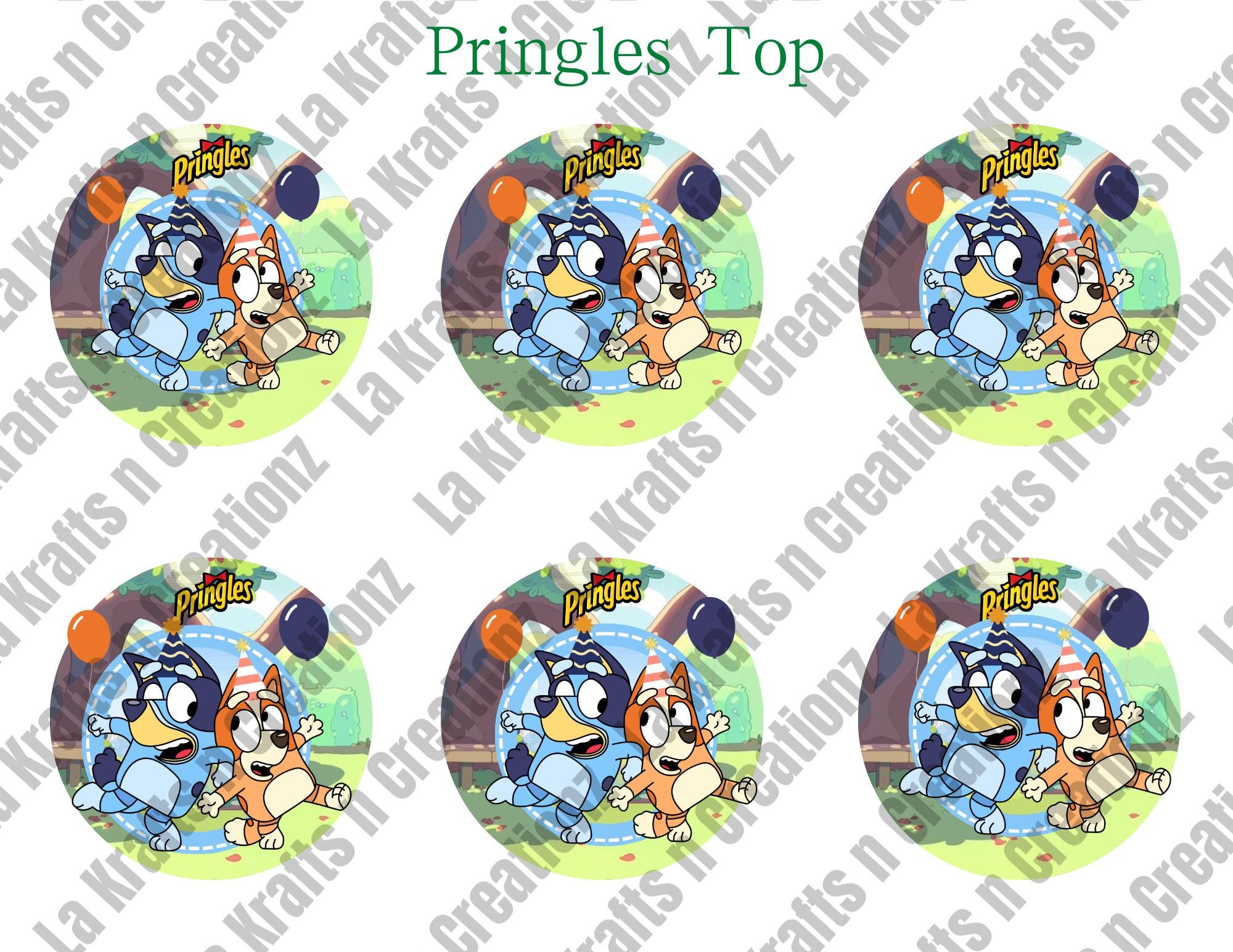 Editable Bluey Favor Template Pack