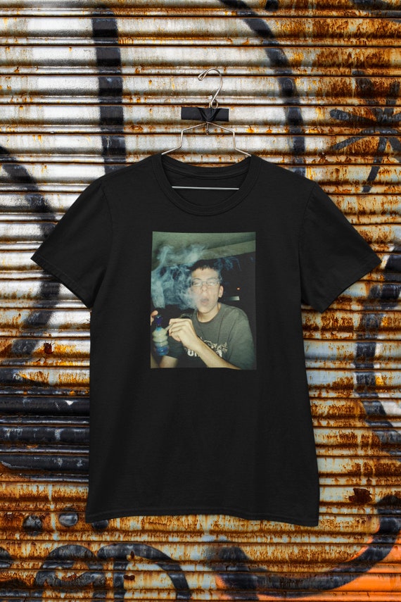 Mclovin Smoking Retro Black White Tshirt || ShopLikeBreezy
