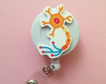 Neuron Badge Reel: Neurosurgeon ID Holder, Doctor Gift