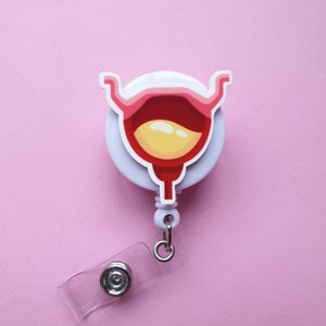 Bobine d'insigne de vessie, porte-cartes d'urologue, clip d'identification de néphrologue, clip d'insigne médical, porte-badge d'infirmière, cadeau médecin/infirmière, cadeau collègue