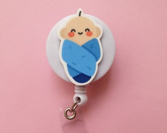 Baby Badge Reel: OB Nurse, Midwife, Obstetrician Gift