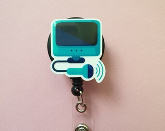 Ultrasound Badge Reel: Retractable OBGYN ID Clip