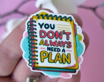 Funny Retractable Badge Reel: Coworker Gift, Nurse ID Holder