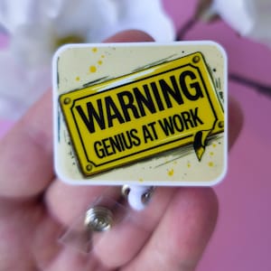 Funny badge reel, Work badge clip, Coworker ID clip, Doctor gift, Medical card holder, ID holder, name tag, Nurse carabiner, Medical lanyard