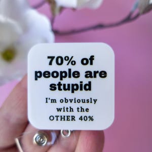 Funny badge reel, Work badge clip, Coworker ID clip, Doctor gift, Medical card holder, ID holder, name tag, Nurse carabiner, Medical lanyard