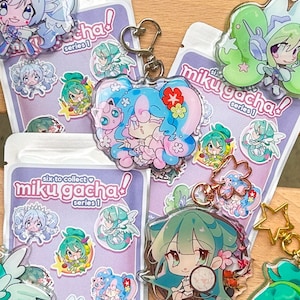 Hatsune Miku Gacha Epoxy Charms 2.5&quot;