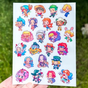 Anime Sticker Sheet