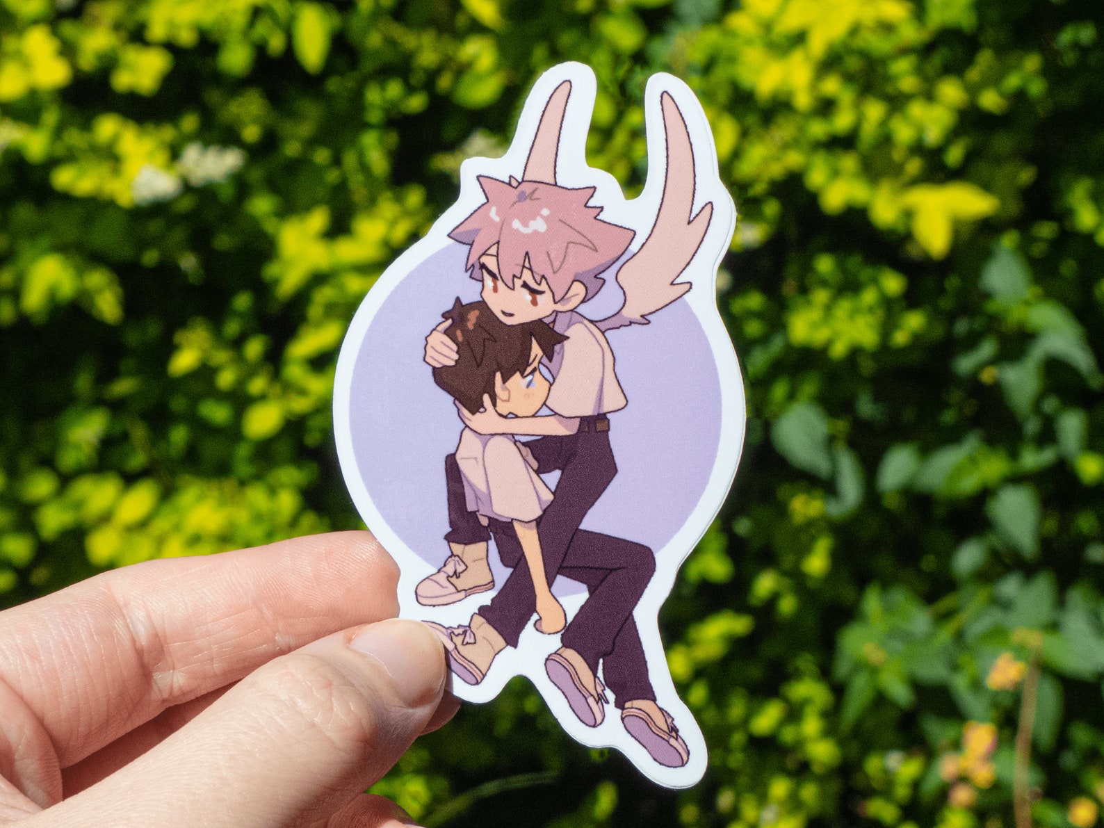 Shinji Sticker Evangelion Shinji + Kaworu 3.5