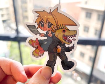 ドロヘドロ ニカイドウ + カイマン 3インチ ビニールステッカー - Etsy