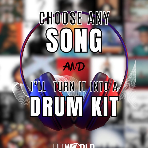 Song Based Custom Drum Sample Kit | Loops & Drum Sounds | High Quality WAV Files Drum Kit