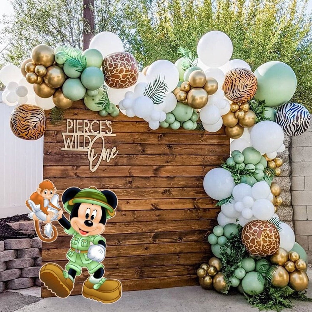 MICKEY SAFARI Big Decor for Sale: Cutout Decor Printable Mouse - Etsy