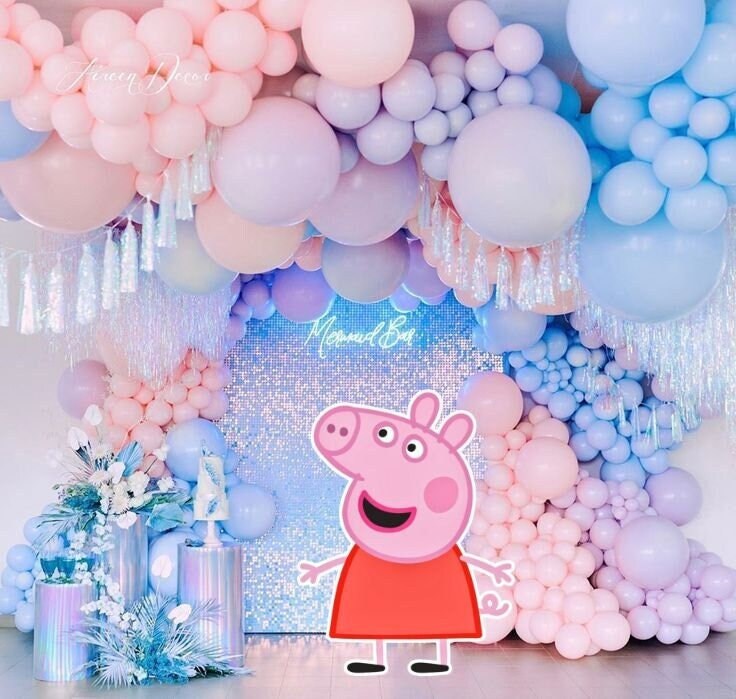 Peppa Pig Big Decor Decor Peppa Pig Birthday Baby Shower Etsy